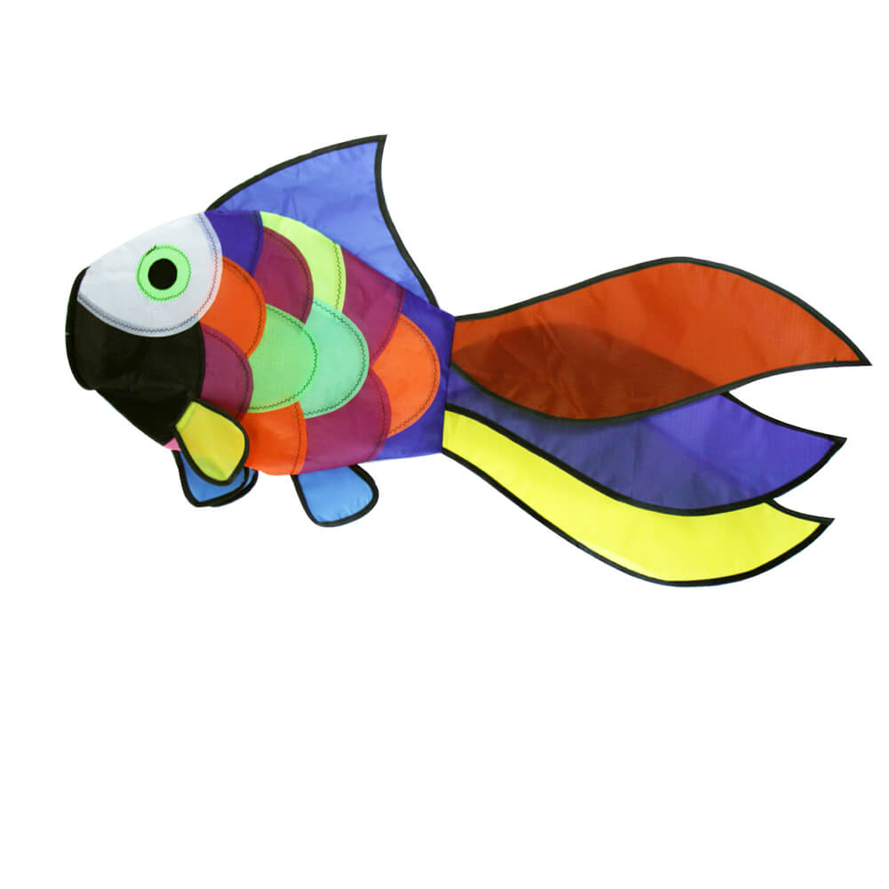 32 inch Rainbow Fish Windsock Spinner Spiral