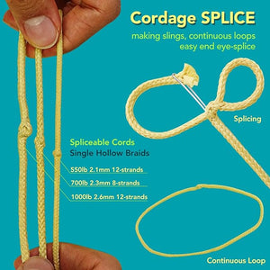 100~2000lb Braided Kevlar Line Utility Cord
