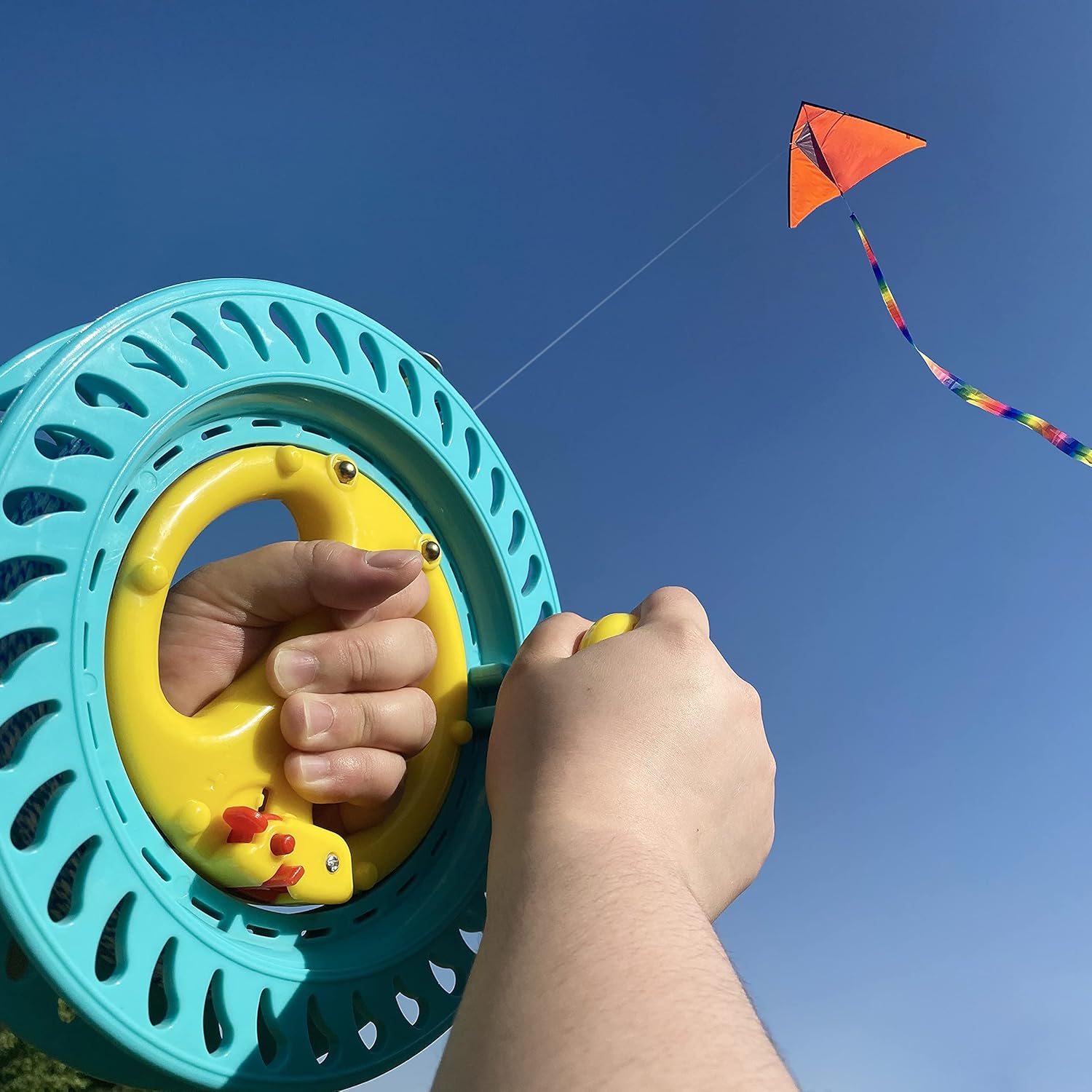 emma kites 8.7inch Blue Lockable Kite Reel Winder