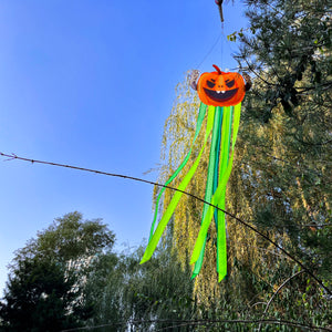 CLEARANCE - Pumpkin Windtail Halloween Hanging Decorations 42-inch
