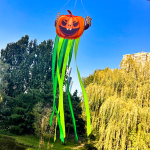 CLEARANCE - Pumpkin Windtail Halloween Hanging Decorations 42-inch