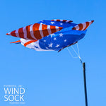 Patriotic Puffer Fish Windsock 28-inch