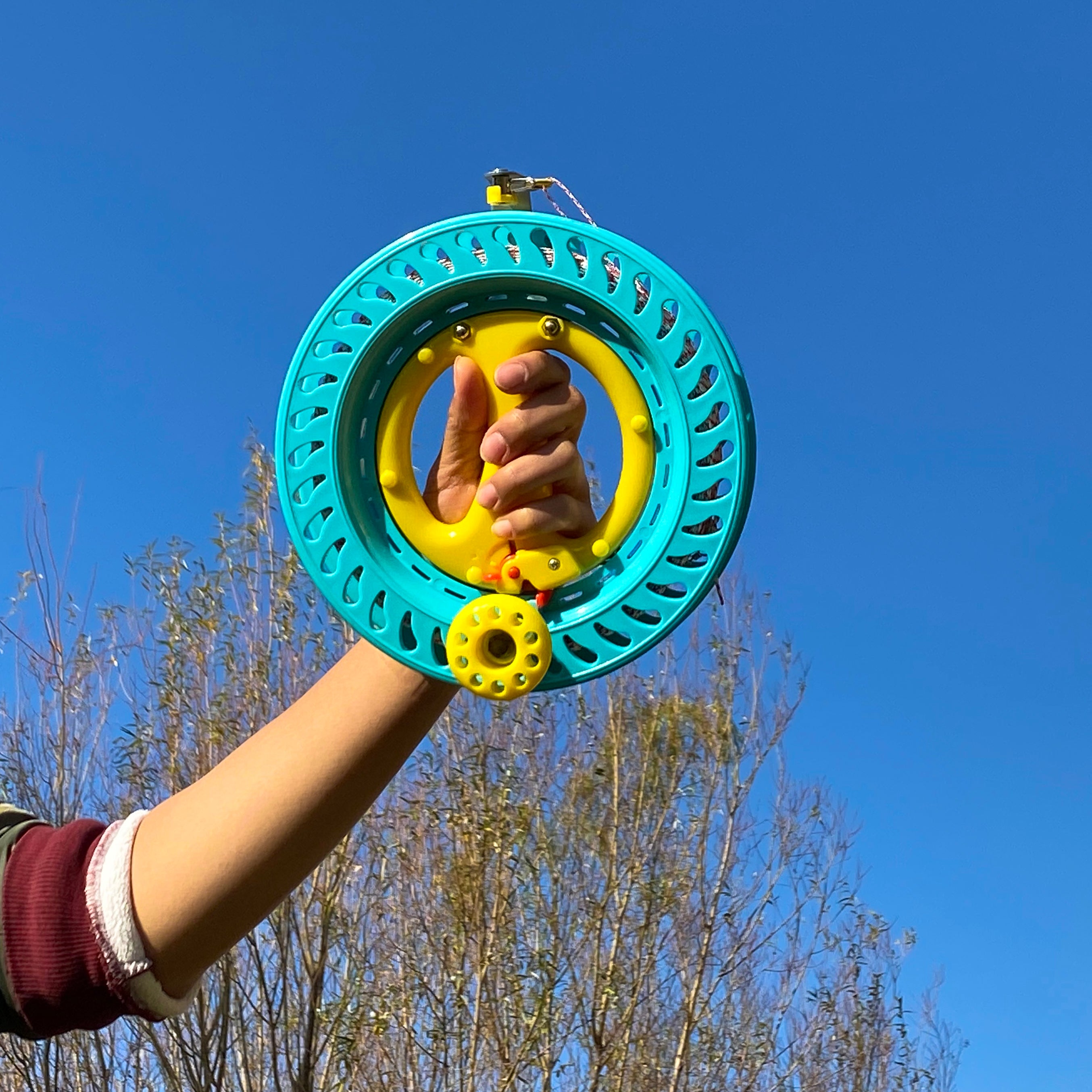 emma kites 8.7inch Blue Lockable Kite Reel Winder
