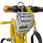 emma kites 12.6inch Kite Winder Reel with Disc Brake Shoulder Strap 7 Rollers