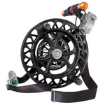 12.6inch Kite Winder Reel with Disc Brake Shoulder Strap 7 Rollers