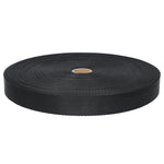 1" Polyester Webbing 1800Lbs Black