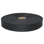 1" Polyester Webbing 1800Lbs Black