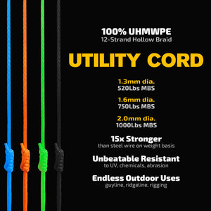 520lb, 750Lb, 1000Lb UHMWPE Braided Line Spool