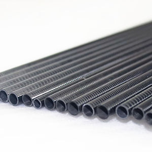emma kites Conical Tube Kite Rod Wrapped Carbon Crystal Z2 4.9-7.2 mm - Pack of 5