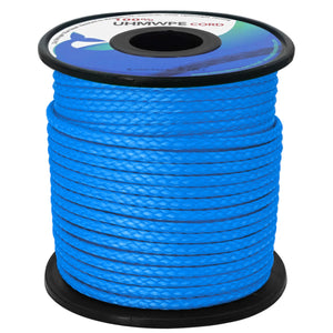 520Lb, 750Lb, 1000Lb UHMWPE Braided Line Spool 520Lb 100Ft / Black