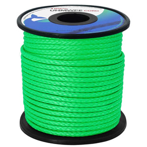 520Lb, 750Lb, 1000Lb UHMWPE Braided Line Spool 1000Lb 100Ft / Green