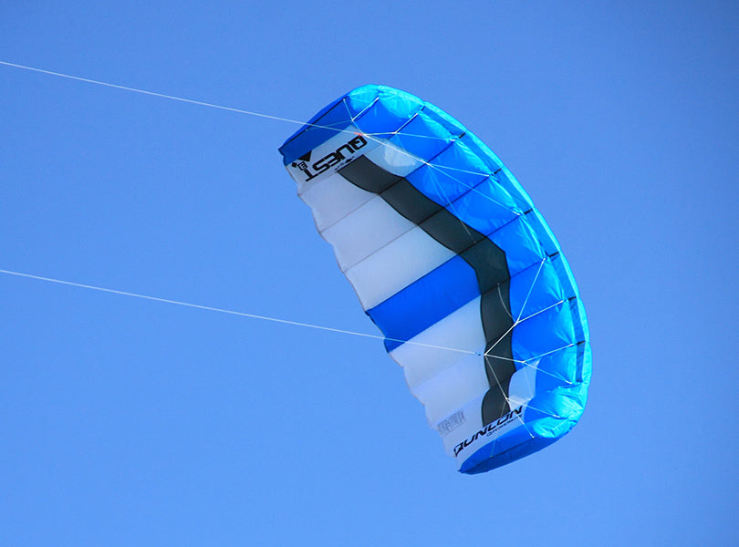 Flying Blue Quest Dual Line Traction Kite