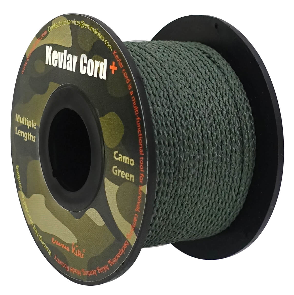 200~550Lb Camo Green Kevlar Cords – Emmakites