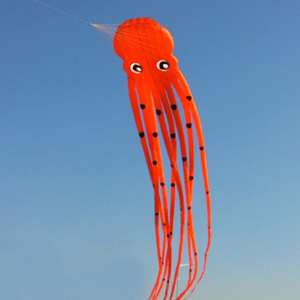  3D 49ft Tube-Shaped Parafoil Octopus Kite