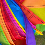 60in Rainbow Spiral Windsock 8 Bright Colors Spinner Garden Decor