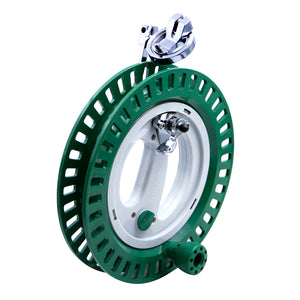 Green ABS Plastic 10.6 inch Large Kite Reel with Ball Bearing