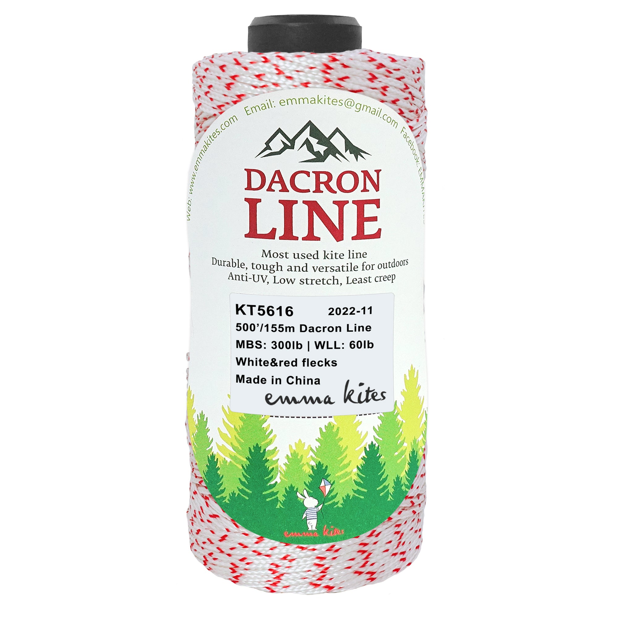 300Lb, 500Lb Braided Dacron Kite Line