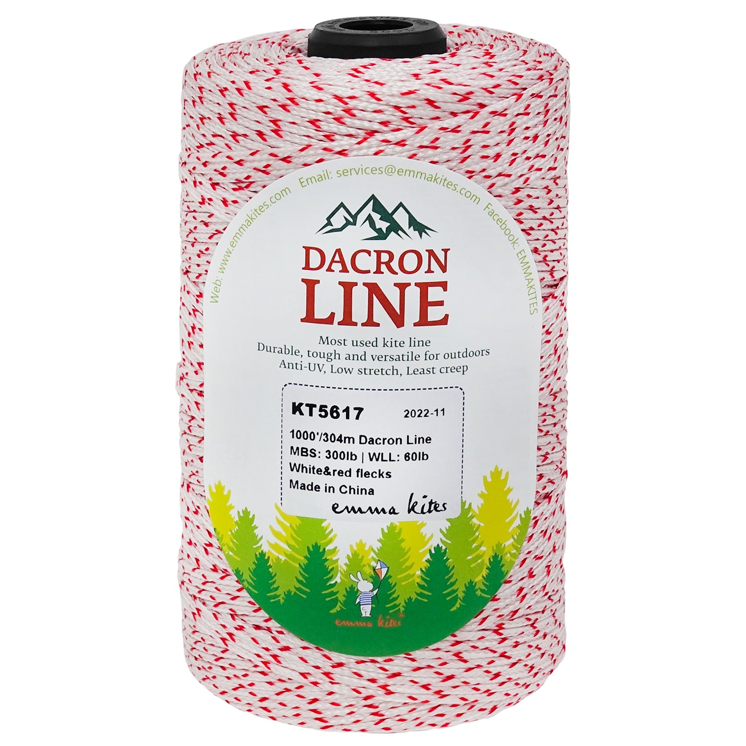 300Lb, 500Lb Braided Dacron Kite Line – Emmakites