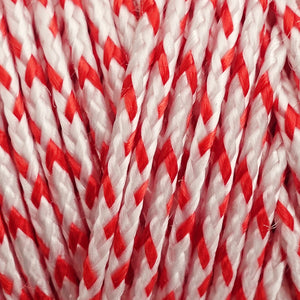 most used white red flecks Dacron kite line