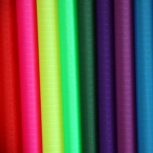 colorful 40D PU Coated Ripstop Nylon Fabric