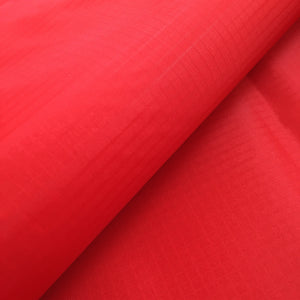 Red 50 Yards 40D PU Coated Ripstop Nylon Fabric