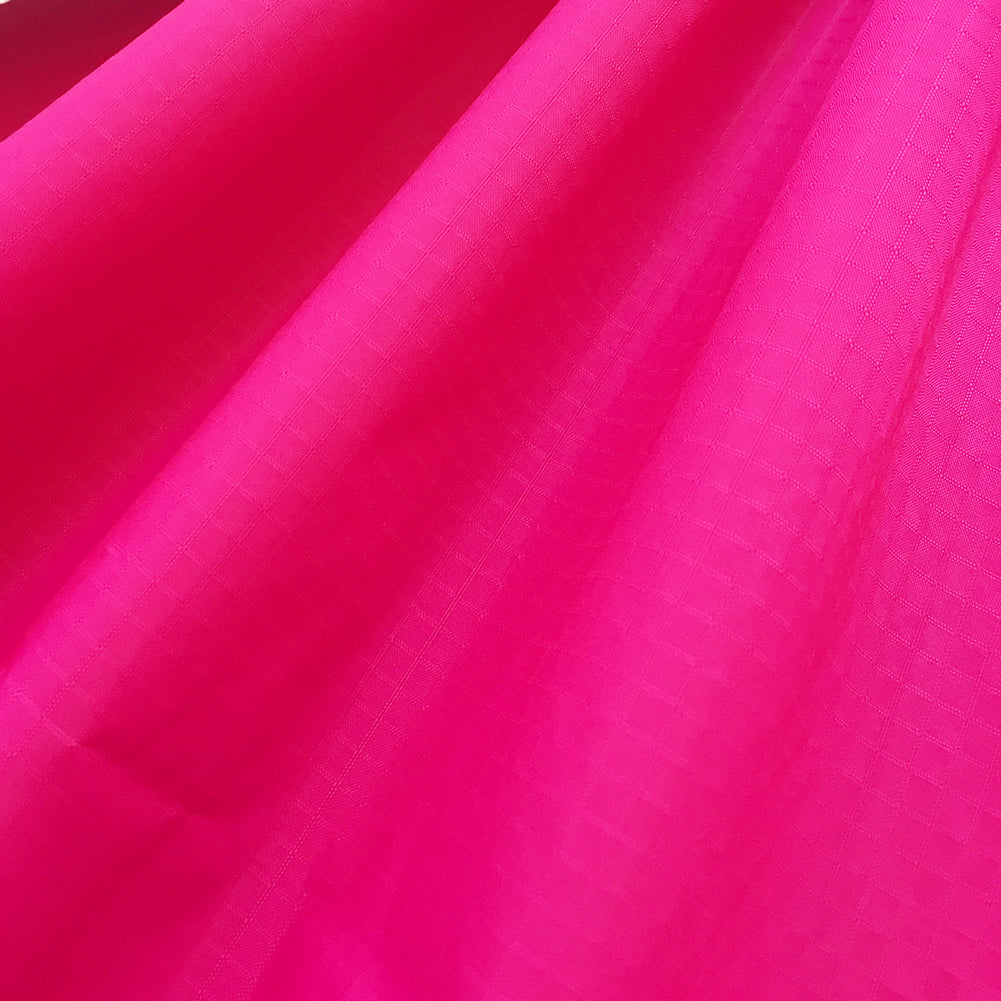 Hot Pink 50 Yards 40D PU Coated Ripstop Nylon Fabric