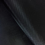 Black 50 Yards 40D PU Coated Ripstop Nylon Fabric