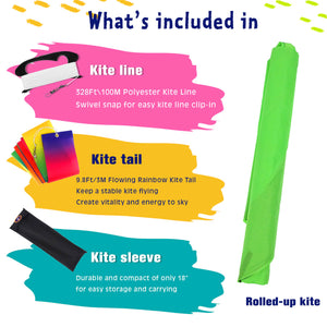 Fun Color Delta Kite - 5Ft